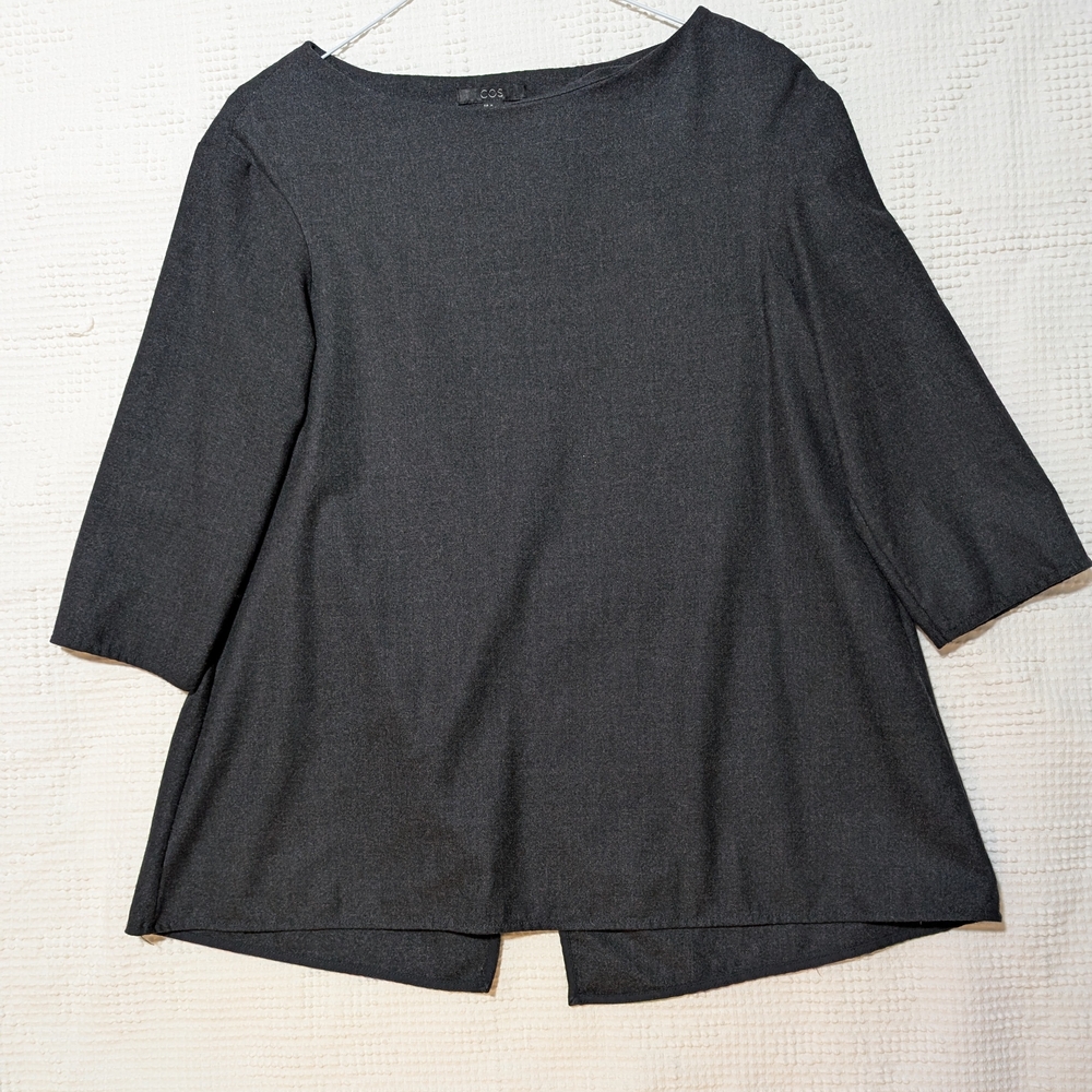 COS Charcoal Gray Women's Blouse